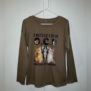 2/$10 SALE - OCD Obsessive Cat Disorder Tee